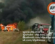 Автомобіль з хасидами загорівся під Жашковом