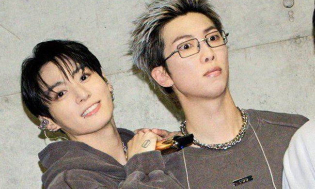 Чонгук и Намджун из BTS, фото из соцсетей