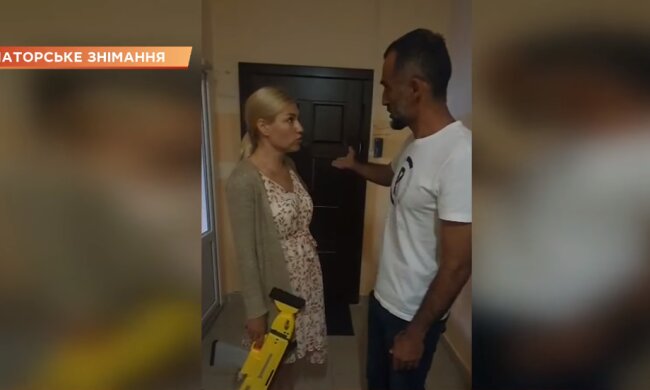 Артур Акопян и бывшая жена Лина, кадр из видео