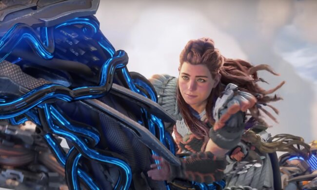 Кадр из Horizon Forbidden West: Burning Shores. Фото: скрин youtube