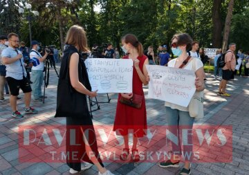 Протест проти призначення Шкарлета, фото: Телеграм