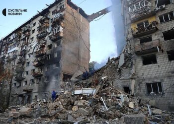 последствия ракетно-дронового удара по Киеву 17.06.2025