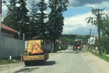 Ремонт дороги у Закарпатській області, скріншот