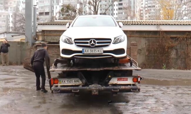 Конфискация авто, фото: скриншот из видео