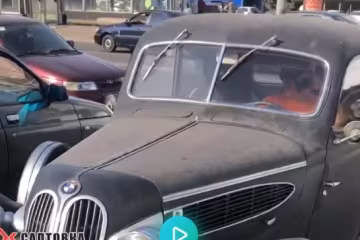 В Харькове засекли уникальный коллекционный BMW - больше 70-ти лет