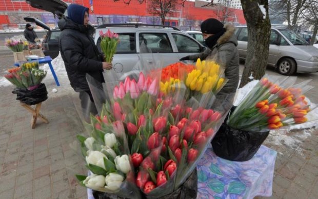 Бандитский Кропивницкий: ящик тюльпанов стал желанной добычей грабителей
