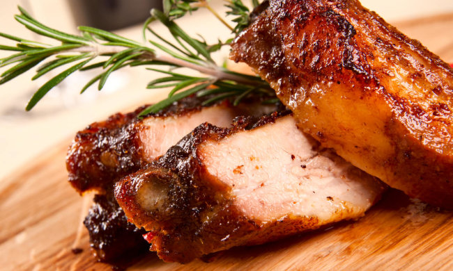 Рецепт свинины в апельсиновой глазури