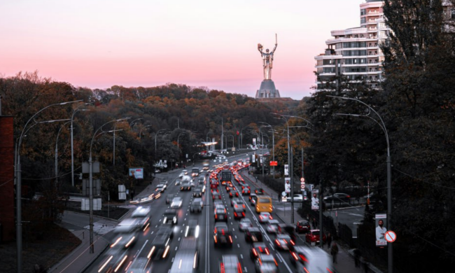 Київ, осінь, фото із соцмереж