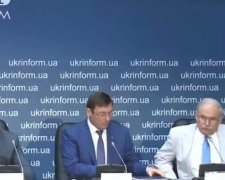 Луценко грязно выругался на пресс-конференции (ВИДЕО)