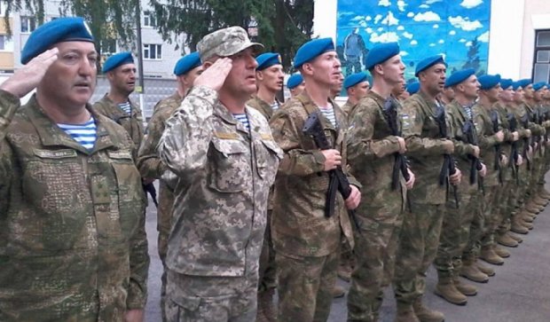 Житомирських військових привітали із Днем незалежності (фото)