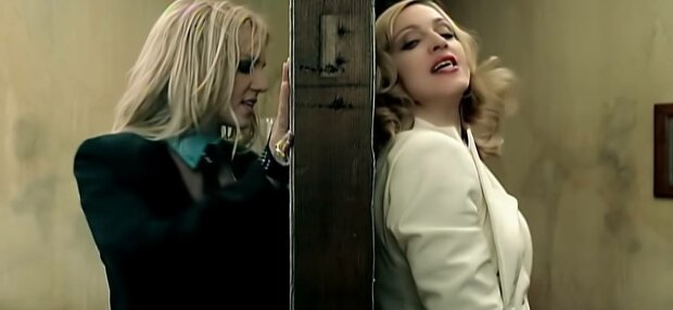Бритни Спирс и Мадонна, фото: скриншот из видео