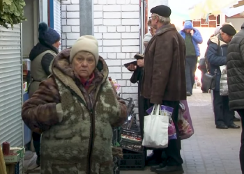 Пенсионеры в Украине. Фото скрин youtube