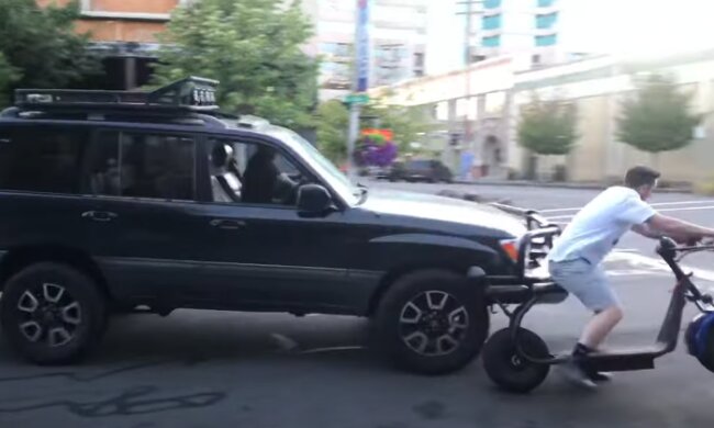 ДТП с мотоциклистом, скриншот