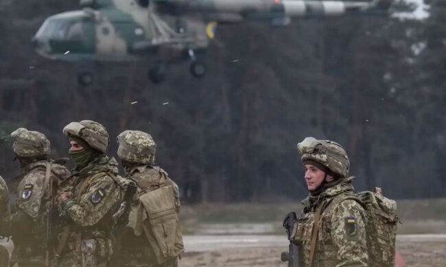 Бійці ЗСУ, кадр з відео