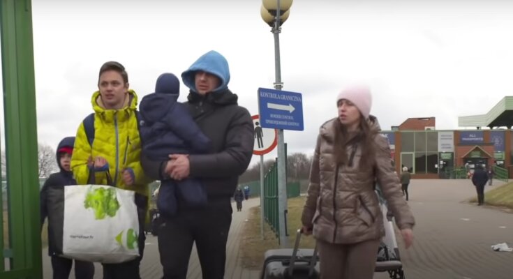 Беженцы. Фото: скрин youtube