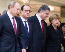 В Кремле сообщили о разговоре Порошенко с главами "нормандской четверки"