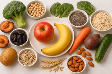 Продукты для здорового питания, изображение сгенерированное ИИ