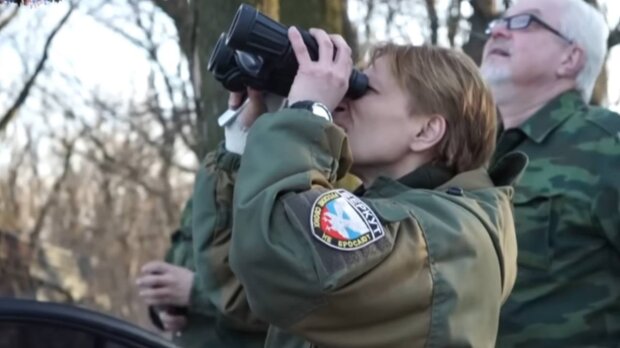 Сепаратистка, фото: скріншот із відео