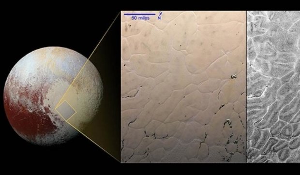 NASA показали поверхность Плутона