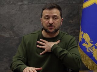 Володимир Зеленський, кадр з інтерв'ю