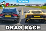 700 HP Audi RS7 Beat A Stock 729 HP Lamborghini Aventador SV, carscoops