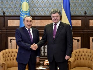 Петр Порошенко и Нурсултан Назарбаев