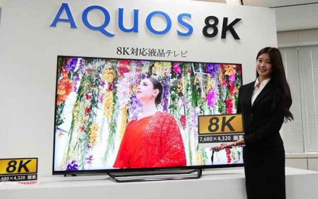 Створено перший у світі телевізор з якістю 8K