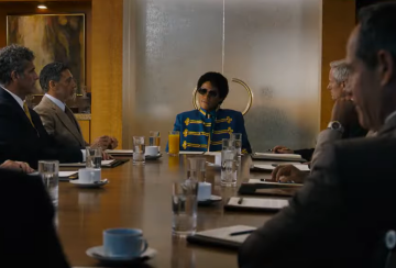 Кадр з трейлеру на байопік "Майкл"