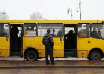 Киевская маршрутка, фото: Facebook