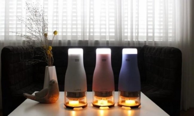 Світлодіодний світильник працює від свічки (відео)