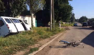 Скорая сбила велосипедиста с ребенком в Краматорске