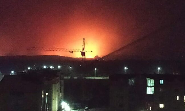 пожежі на Луганщині \\ фото з Фейсбук Сергія Шахова