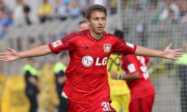 Український півзахисник дебютував за «Байєр» у матчі Ліги Чемпіонів