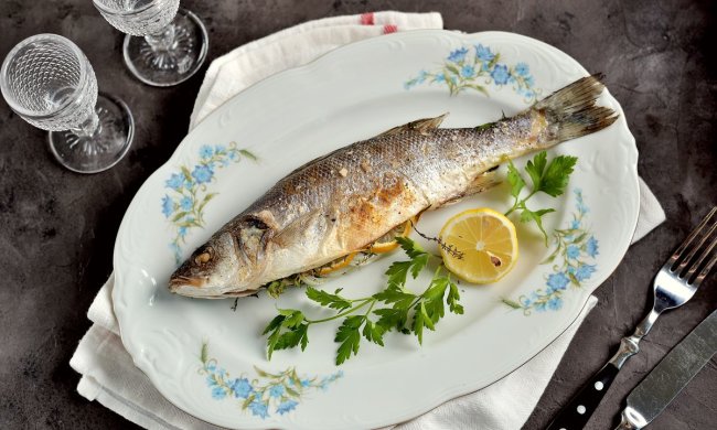Сибас запеченный в духовке в фольге: вкусный пошаговый рецепт