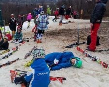 Українські чемпіони зламали лижі на Закарпатті (фото)