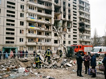Наслідки атаки дронів на Київ 8 липня 2026