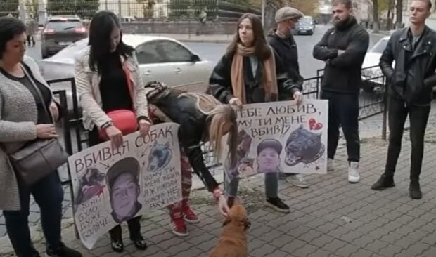 Мітинг у Чернівцях, кадр з репортажу НТН: YouTube