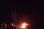 В Донецке боевой снаряд попал в жилой дом