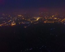 Блекаут у Брюсселі показали з висоти пташиного польоту