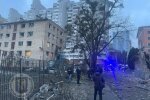 последствия ракетного удара по Киеву 23 января 2024 года
