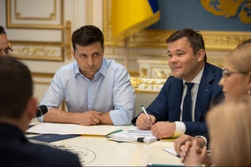 Володимир Зеленський і Андрій Богдан