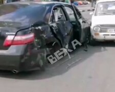 ДТП у Харкові, скріншот з відео