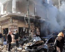 З'явилося відео наслідків жахливого теракту в Хомсі