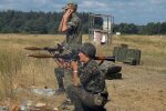 На Чернігівщині бійці вчились стріляти з бойових машин (фото)