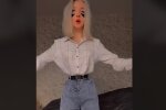 Дівчина з дуже тонкою талією, скріншот: TikTok