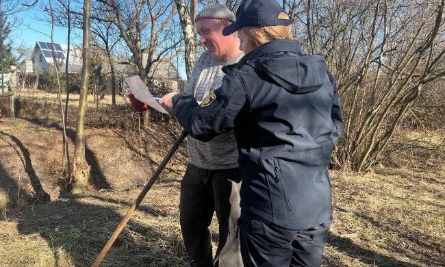 Попередження про паління сухостою: фото ДСНС