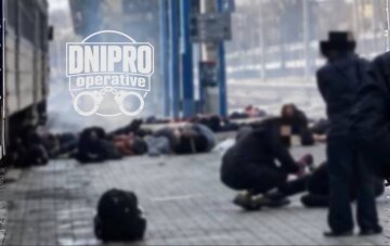 Наслідки удару дроном по потягу в Дніпрі