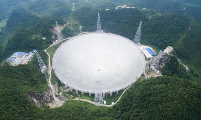 Sky Eye - величезний сферичний телескоп з 500-метровою апертурою