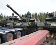 Українські танки зайняли позиції на німецькому полігоні