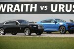 Rolls-Royce Wraith And Hennessey-Tuned, 750 HP Lamborghini Urus, скріншот відео